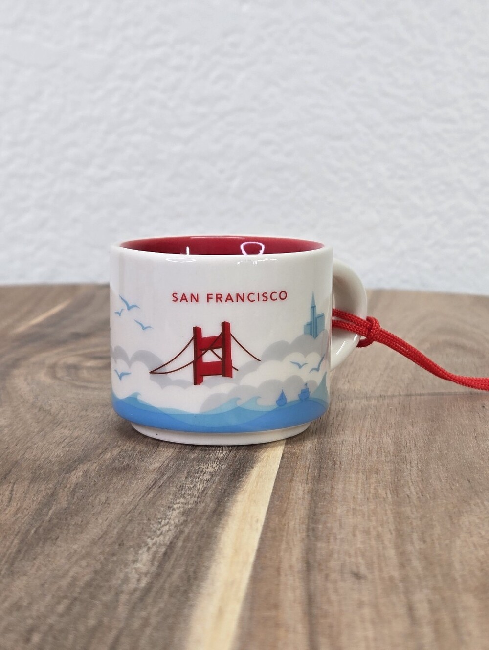 Starbucks San Francisco You Are Here YAH Mug Espresso 2oz Ornament Cup New